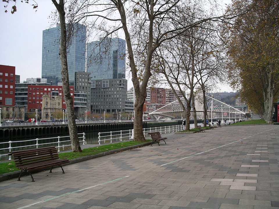 Bilbao City in Spain