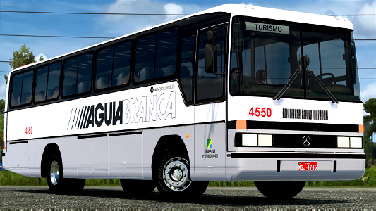 Ônibus Marcopolo Viaggio G4 800 Skin Aguia Branca ETS2 Euro Truck Simulator 2 photo