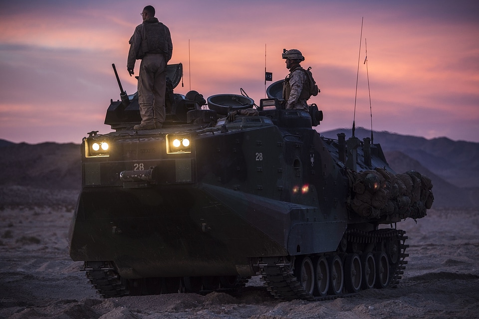 Assault amphibious vehicles