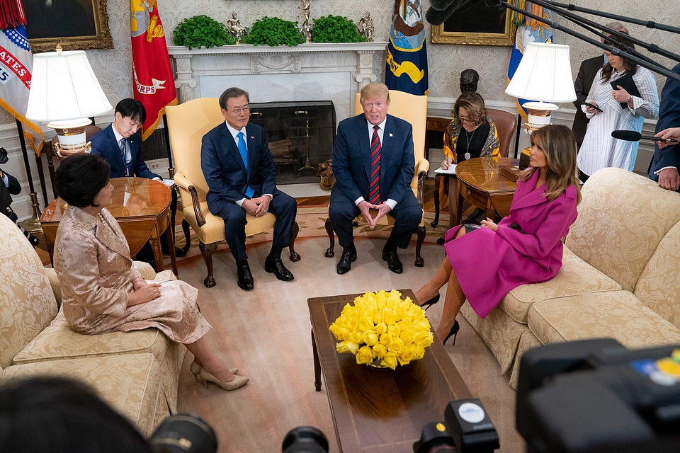 President Trump Meets with President Moon Jae-in of the Korea