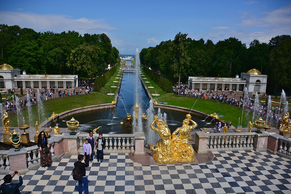 Saint Isaac Cathedral across Moyka river, St Petersburg, Russia