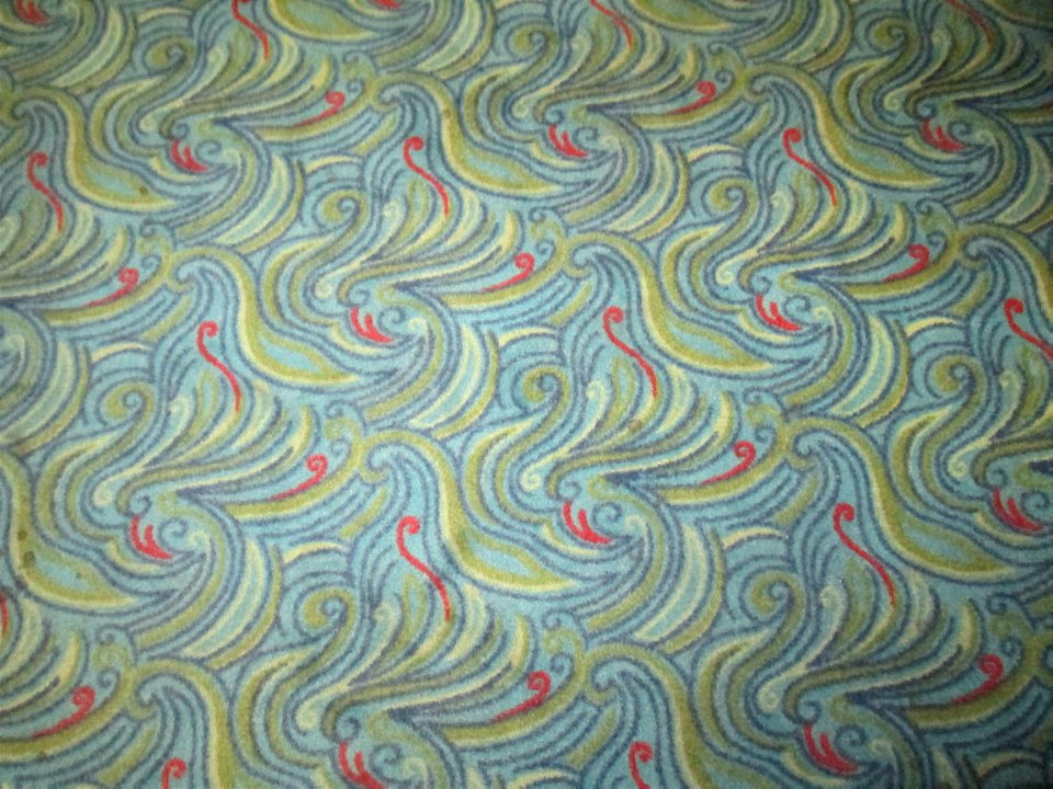 Disney World arcade carpet