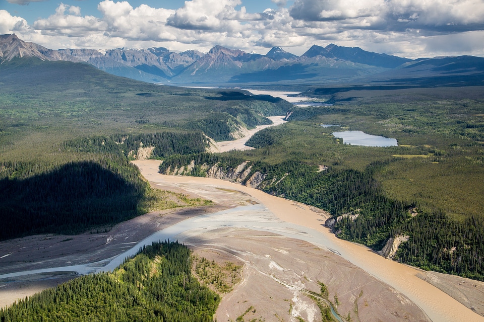 Confluence of Kennicott & Nizina rivers