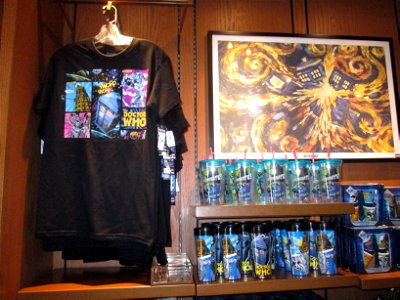 Doctor Who merchandise at Epcot 2015