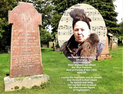 Mairi Mhor Oran (Mary Macpherson's Grave Chapel Yard, Inverness photo