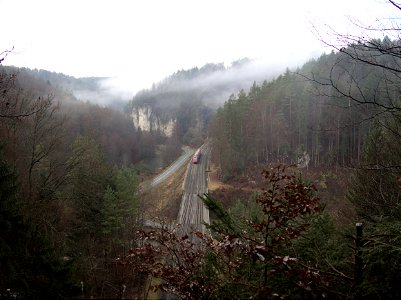 Entlang der Pegnitz Bahnstrecke Nürnberg Cheb photo