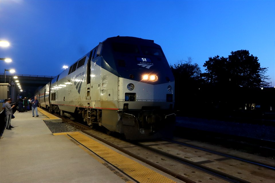 Amtrak 51 after a crash.