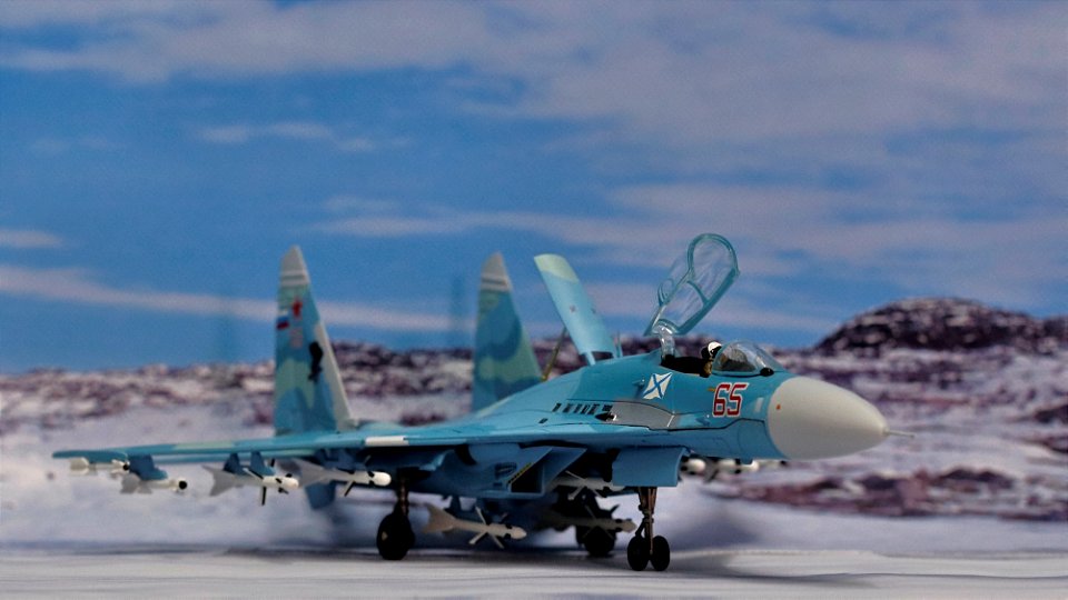 Sukhoi Su-33 Sea Flanker Diecast Model Russian Navy, 