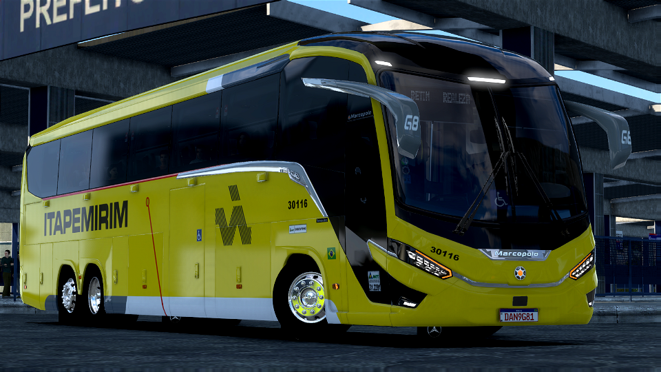 Ônibus Marcopolo G8 1200 Skin Itapemirim ETS2 Euro Truck Simulator 2 photo