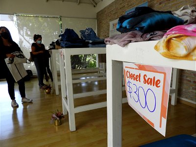 Closet sale La Paz, Puebla Sonsoles Procuración de fondos julio 2021