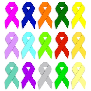 Cancer Awareness Ribbons photo