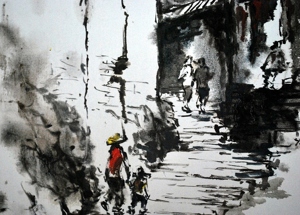 Simple modern painting