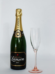 Champagne alcohol france photo