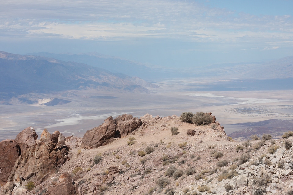 Sand Dunes And Mountains At Death Valley National Park