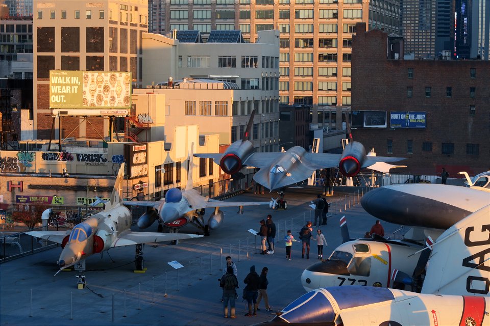 Lockheed A-12 Oxcart at Intrepid Sea, Air & Space Museum