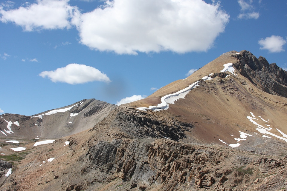 Mount Andromeda Athabasca glacier in jasper canada