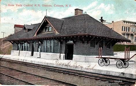 NYC Station Cohoes NY c1910
