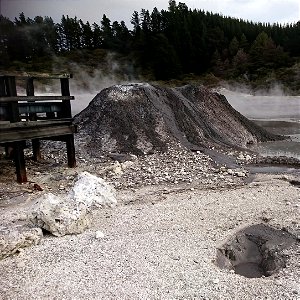 Mud volcano photo