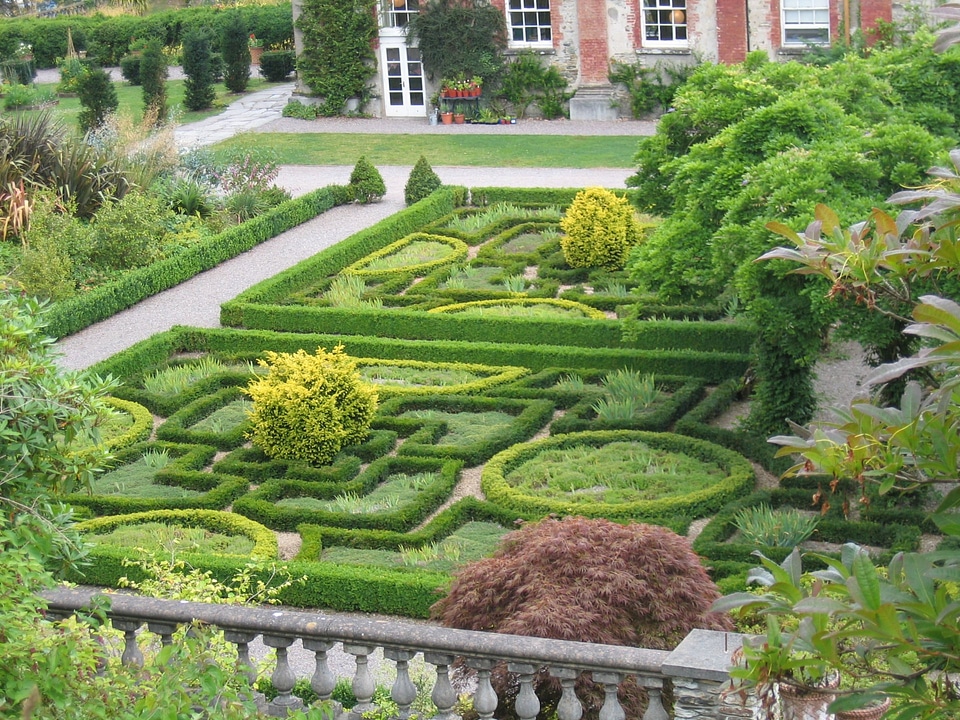 Garden at Bantry House in Ireland