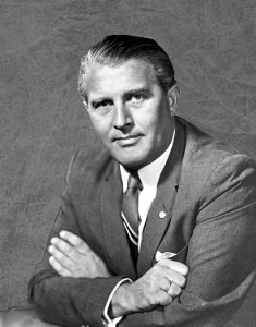 “Once the rockets are up, who cares where they come down? That's not my department!” says Wernher von Braun 🚀 photo