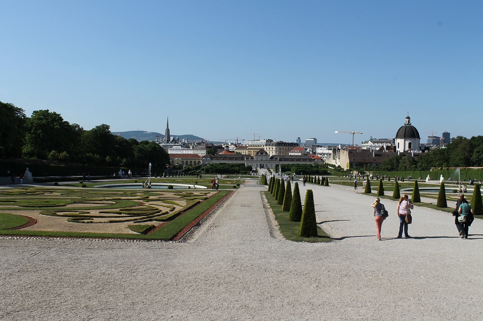 Park in Belvedere, Vienna
