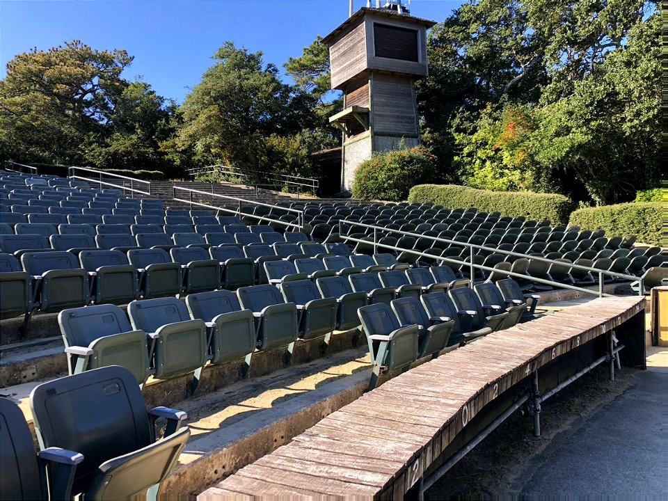 Waterside Theatre seat removal project 11-14-2021