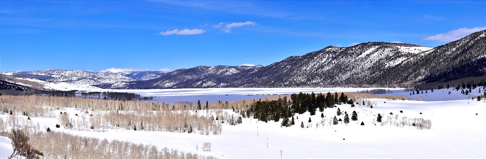 Fish Lake in Winter - Panorama