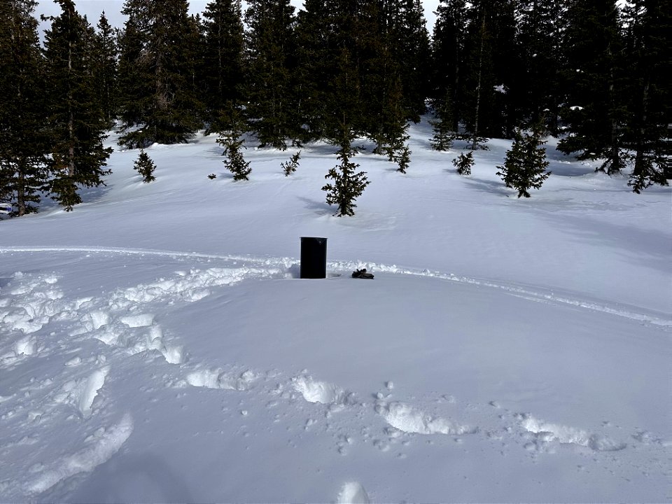 CXT Restroom Buried in Snow 1