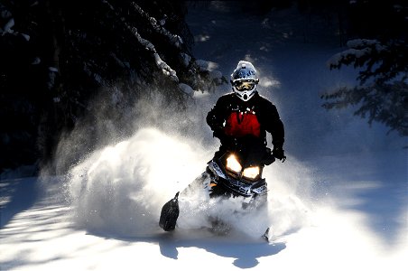 Snowmobiling on Fresh Powder 2 photo