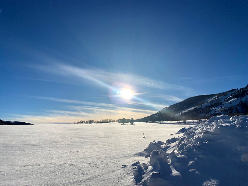 Frozen Lake at Fish Lake