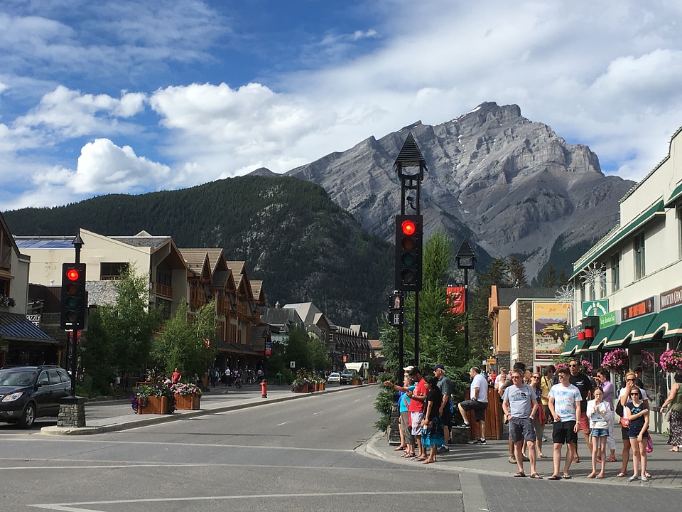 Banff Avenue Shops Alberta, Canada