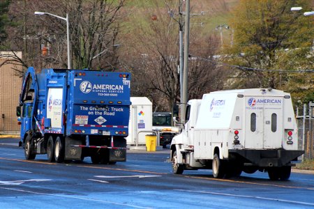 American Disposal Truck 157 & 1077 photo