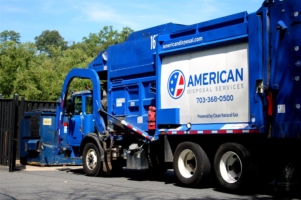 American Disposal truck 167