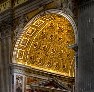 Arch Inside St Paul's Basiilica photo