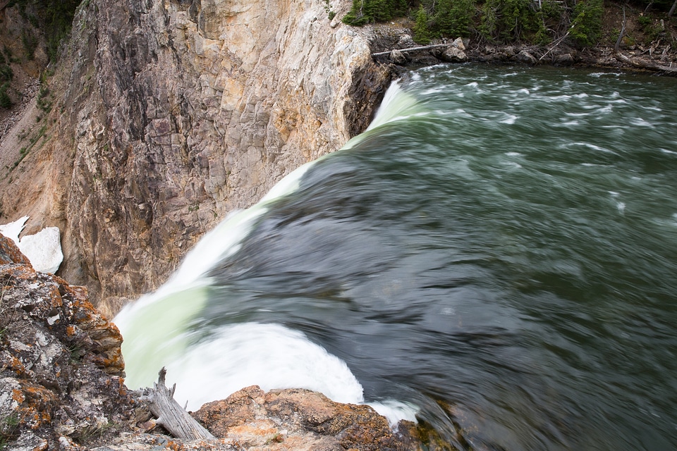 The Upper Falls in the Grand Canyon of the Yellowstone
