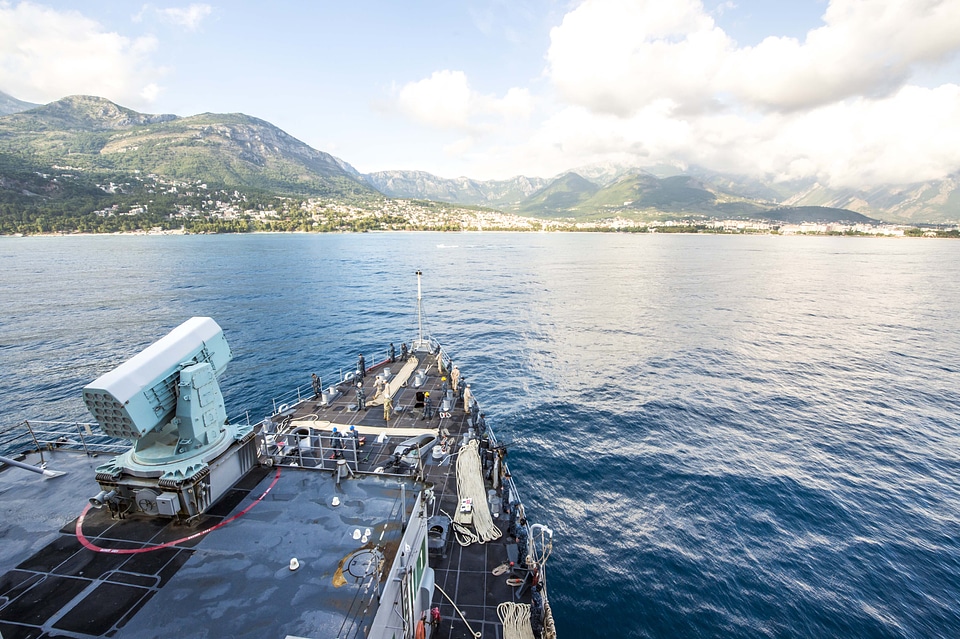 Sailors and Marines aboard
