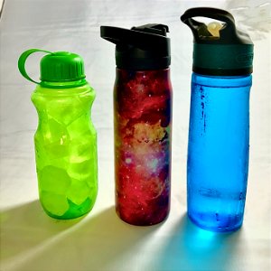Water phases and reusable water bottles