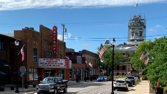 Downtown Franklin Indiana photo