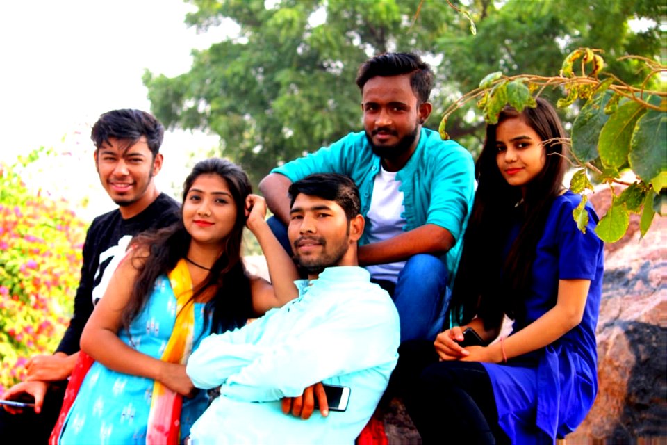 Suraj Rana with Friends