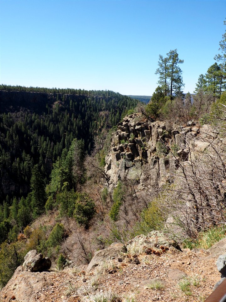 Oak Creek Canyon from the scenic overlook.