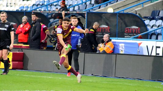 Kieran Rush Kick v Dewsbury Rams