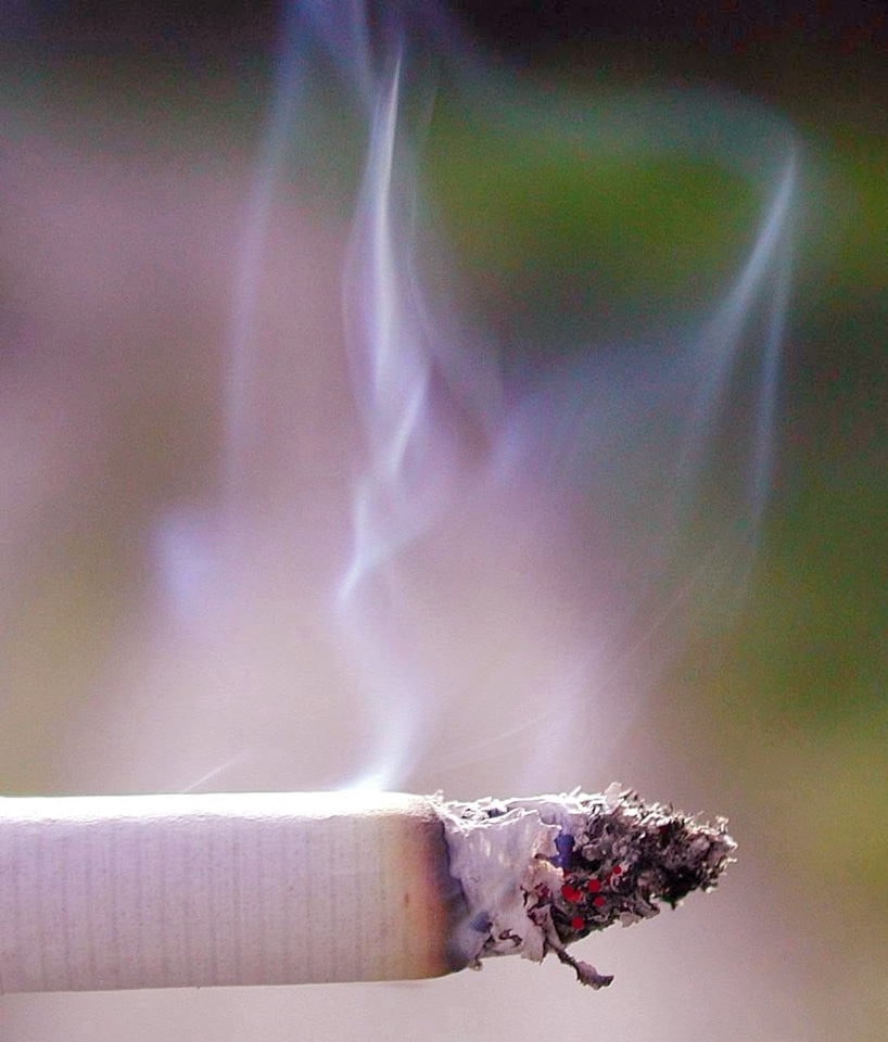 Fire ash smoking