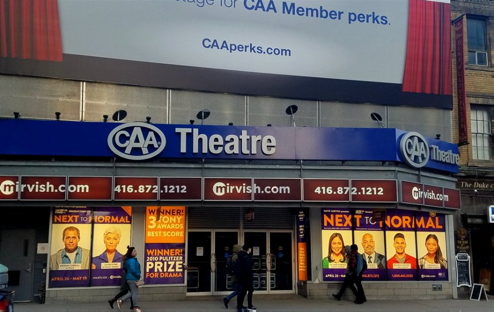 CAA Theatre, April 2019