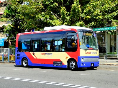 HINO Poncho Rapid Penang VGP2410 (Batu Lanchang Route 11) Front