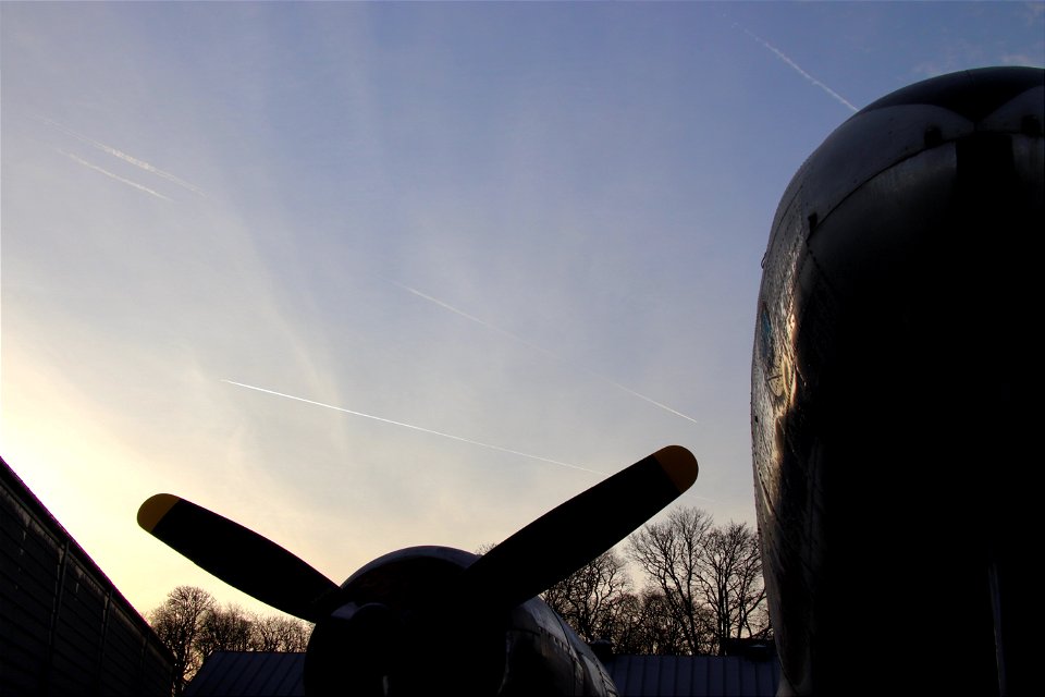 DC-3 in the cold morning air