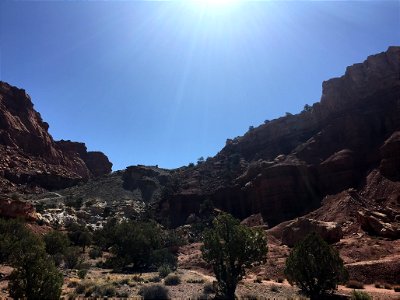 Fault in Chinle and Moenkopi Formations (Late Triassic; Chimney Rock, Capitol Reef National Park, southeast Utah, USA)