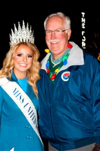 Miss United States with Mayor Steve Collier of Lawrence, Indiana