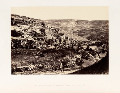 Frith, "The Village of Siloam and the Valley of Kidron"
