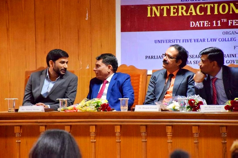 Govind Singh Rajpurohit at University of Rajasthan conference