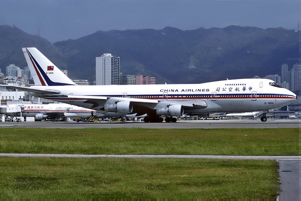 B-1866 B742 China Airlines HKG 95
